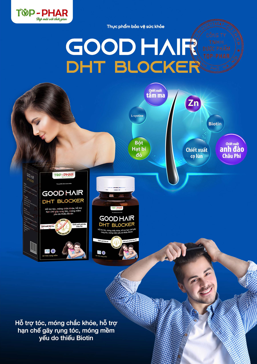 Dht Blocker Good Hair GiẢm RỤng MỌc TÓc ChẮc KhỎe Thuốc Mọc Tóc